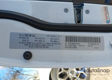 2018 Chrysler 300 из США, поврежденный, VIN 2C3CCABG0JH191053